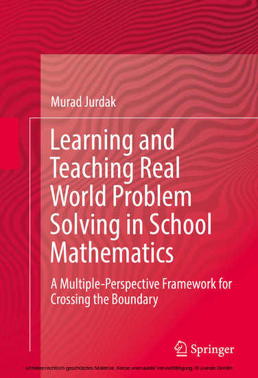 Learning and Teaching Real World Problem Solving in School Mathematics main product photo