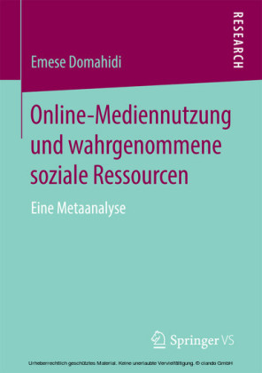Online-Mediennutzung und wahrgenommene soziale Ressourcen