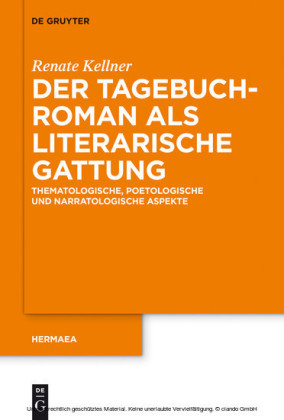 Der Tagebuchroman als literarische Gattung