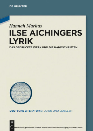 Ilse Aichingers Lyrik