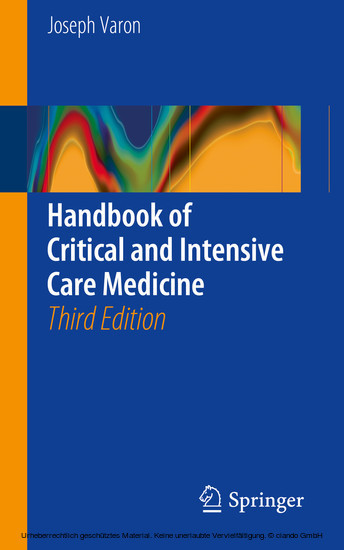 Handbook of Critical and Intensive Care Medicine main product photo
