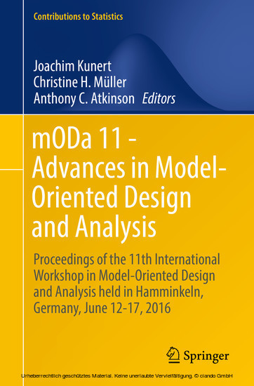 mODa 11 - Advances in Model-Oriented Design and Analysis main product photo