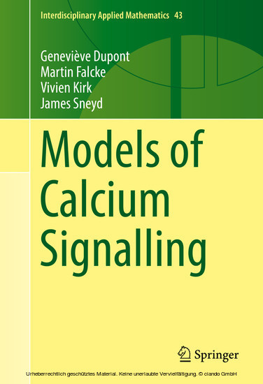 Models of Calcium Signalling main product photo