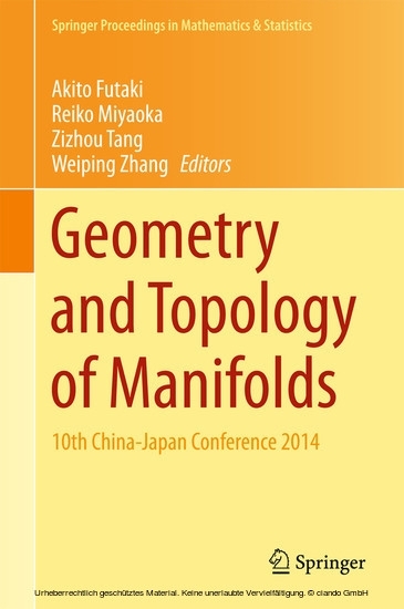 Geometry and Topology of Manifolds main product photo