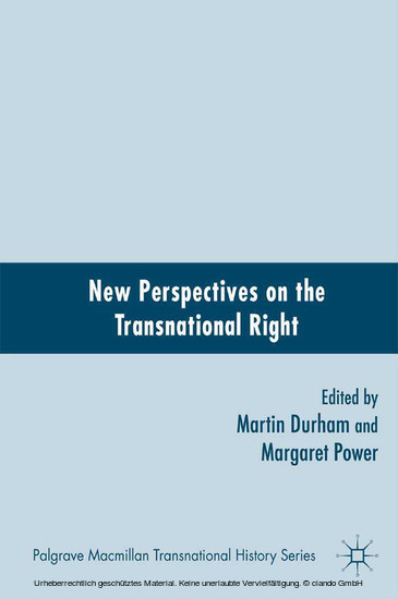 New Perspectives on the Transnational Right main product photo