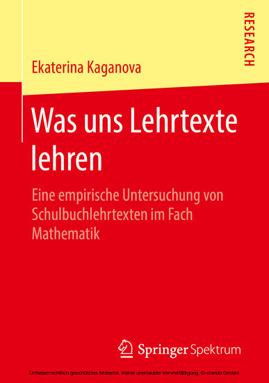 Was uns Lehrtexte lehren main product photo