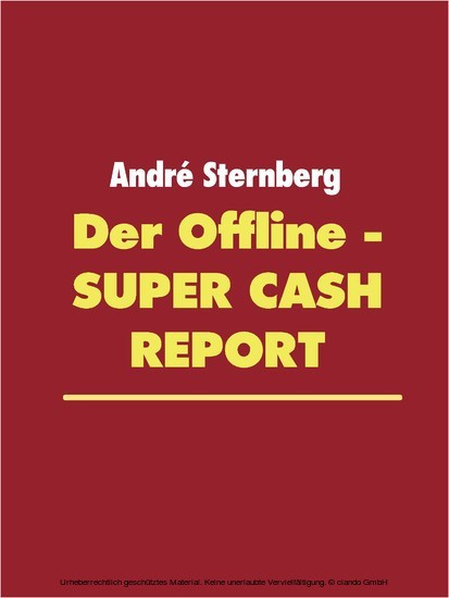 Der Offline - Super Cash Report main product photo