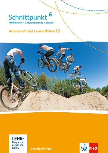 Schnittpunkt Mathematik 6. Differenzierende Ausgabe Rheinland-Pfalz und Saarland - 6. Schuljahr, Arbeitsheft mit Lernsoftware main product photo