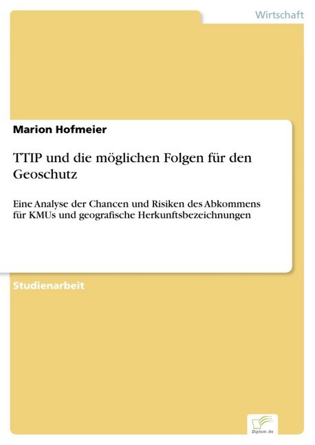 TTIP und die möglichen Folgen für den Geoschutz main product photo