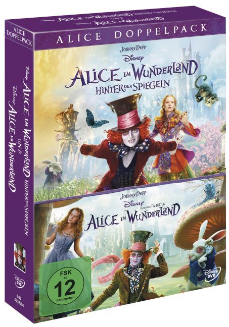 Alice im Wunderland 1+2 (Pack), 2 DVD main product photo