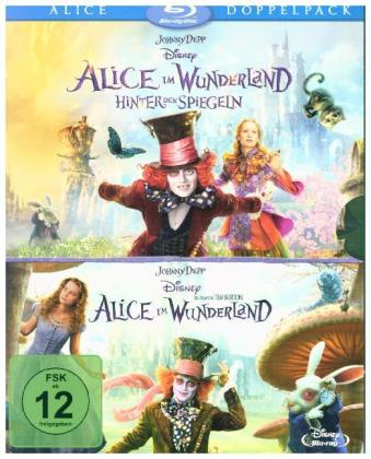 Alice im Wunderland 1+2 (Pack), 2 Blu-rays