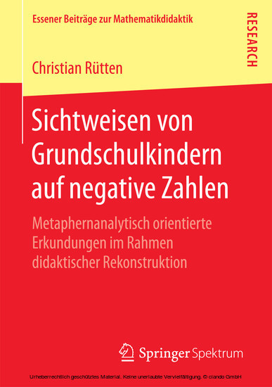 Sichtweisen von Grundschulkindern auf negative Zahlen main product photo