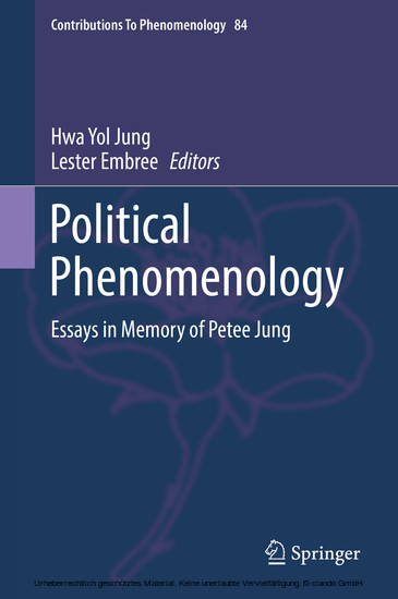 Political Phenomenology main product photo