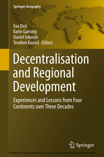 Decentralisation and Regional Development main product photo