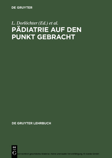 Pädiatrie auf den Punkt gebracht main product photo