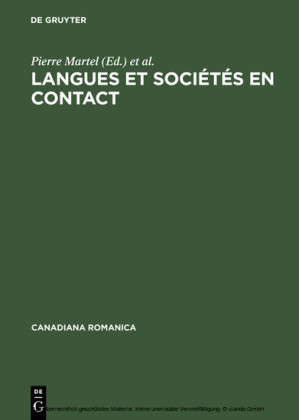 Langues et sociétés en contact