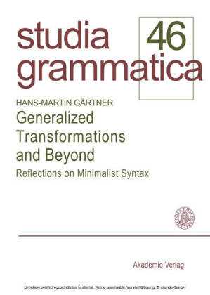 Generalized Transformations and Beyond