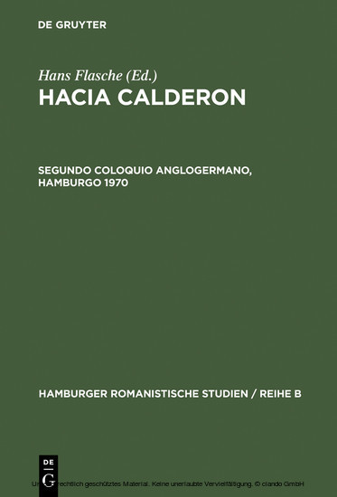 Segundo Coloquio Anglogermano, Hamburgo 1970 main product photo