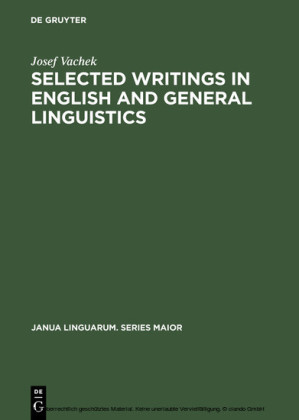 Selected Writings in English and General Linguistics
