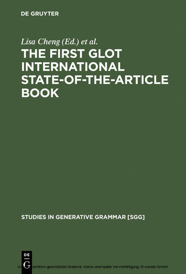 The First Glot International State-of-the-Article Book main product photo
