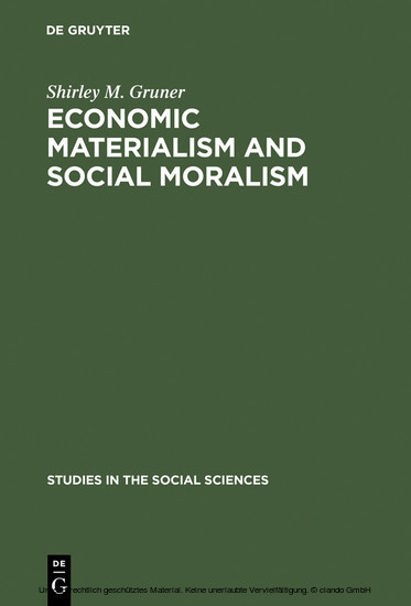 Economic Materialism and Social Moralism main product photo