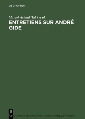 Entretiens sur André Gide