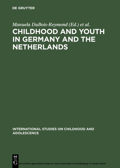 Childhood and Youth in Germany and The Netherlands main product photo