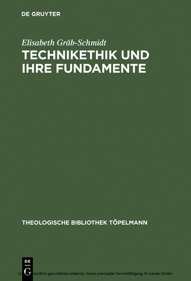 Technikethik und ihre Fundamente main product photo