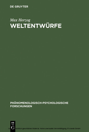 Weltentwürfe main product photo