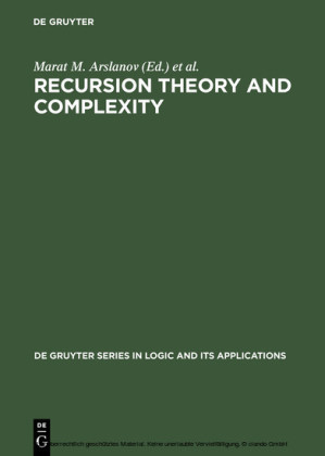 Recursion Theory and Complexity