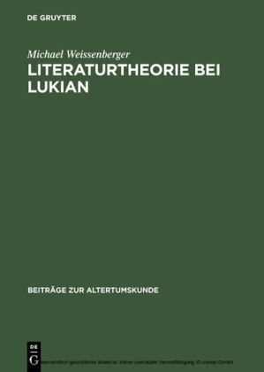 Literaturtheorie bei Lukian