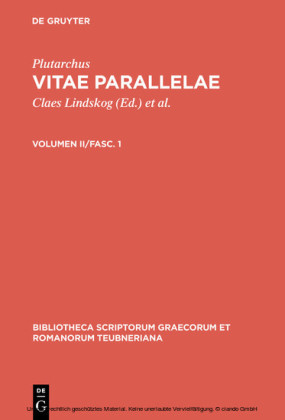 Plutarchus: Vitae parallelae. Volumen II/Fasc. 1
