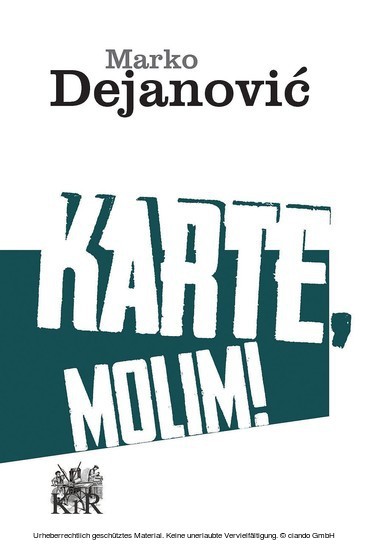 Karte, molim! main product photo