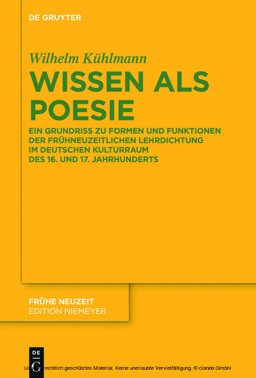 Wissen als Poesie main product photo