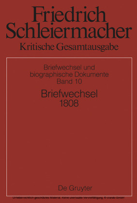 Briefwechsel 1808