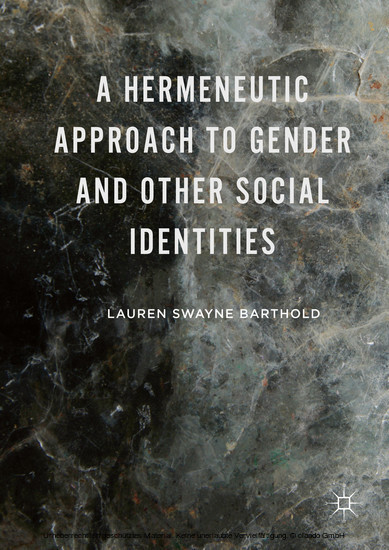 A Hermeneutic Approach to Gender and Other Social Identities main product photo