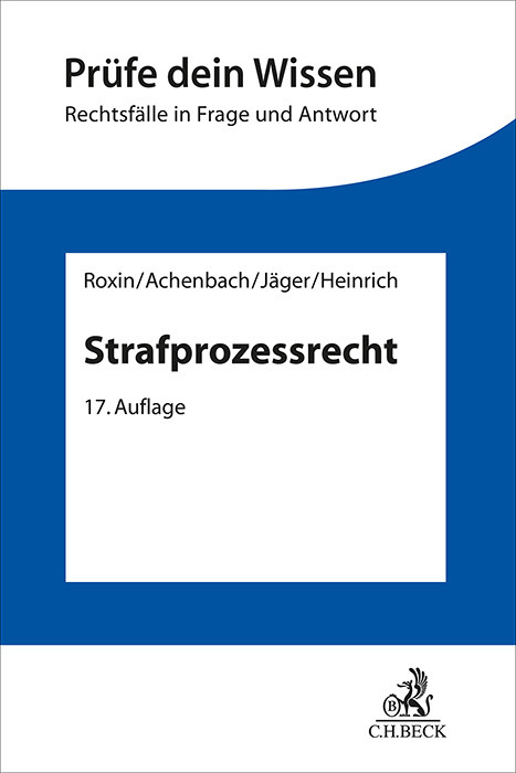 Strafprozessrecht main product photo
