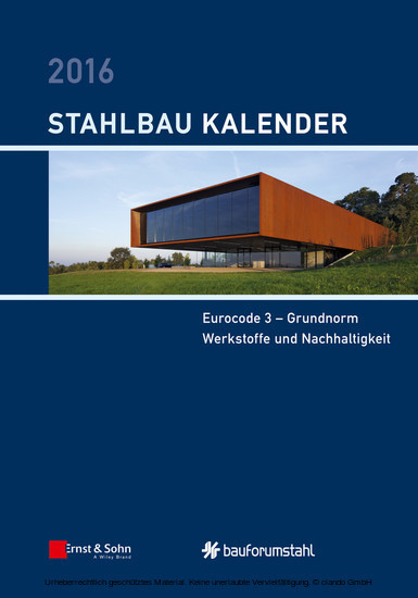 Stahlbau-Kalender 2016 main product photo