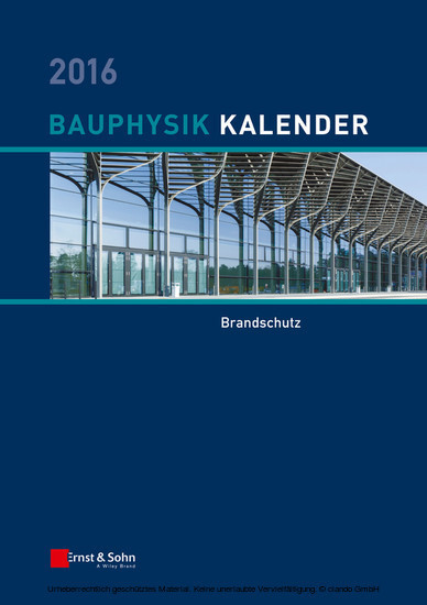 Bauphysik Kalender 2016 main product photo