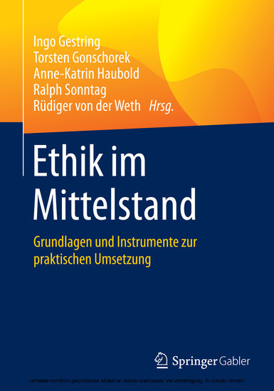 Ethik im Mittelstand main product photo