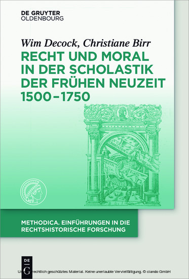 Recht und Moral in der Scholastik der Frühen Neuzeit 1500-1750 main product photo
