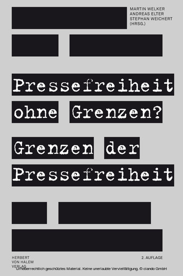 Pressefreiheit ohne Grenzen? Grenzen der Pressefreiheit main product photo
