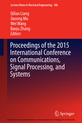 Proceedings of the 2015 International Conference on Communications, Signal Processing, and Systems