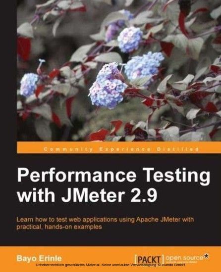 Performance Testing with JMeter 2.9 main product photo