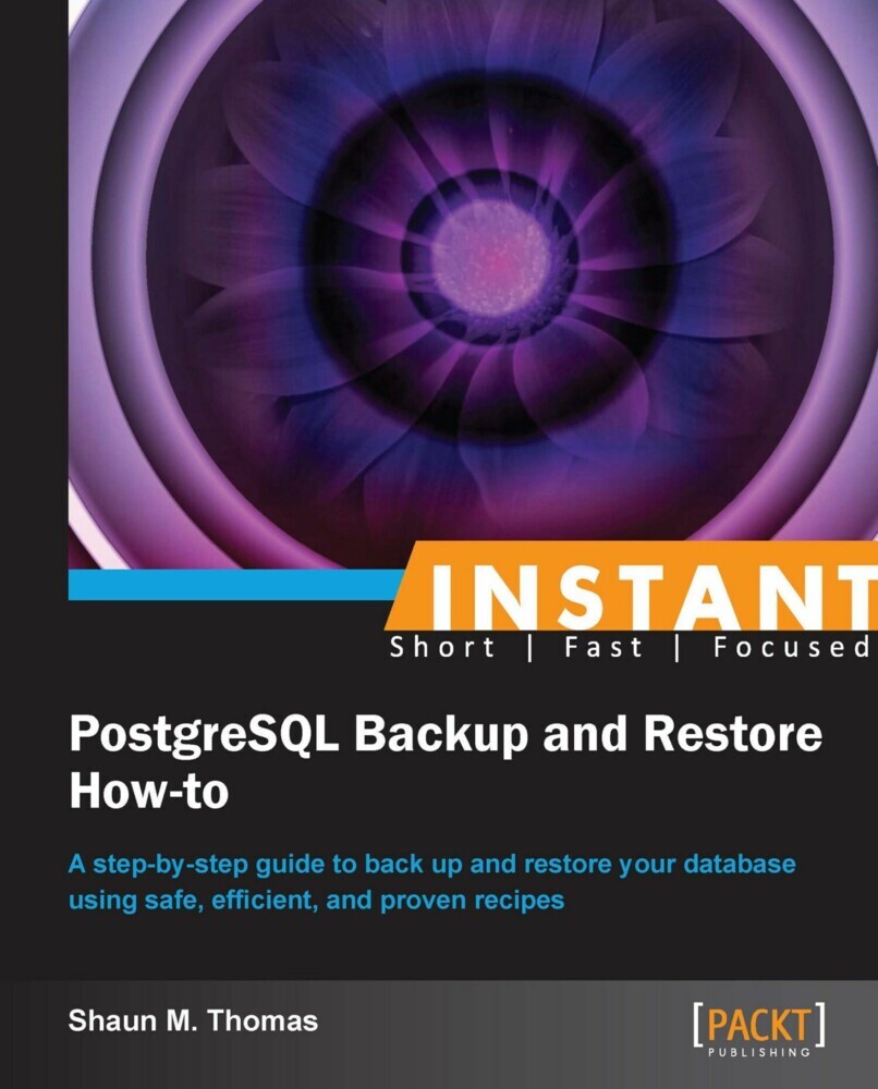 Instant PostgreSQL Backup and Restore How-to main product photo