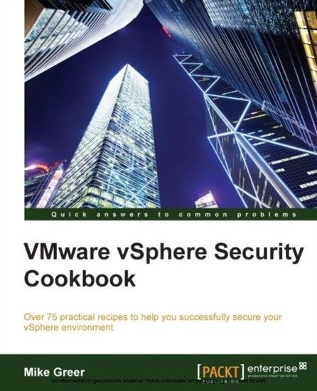 VMware vSphere Security Cookbook main product photo