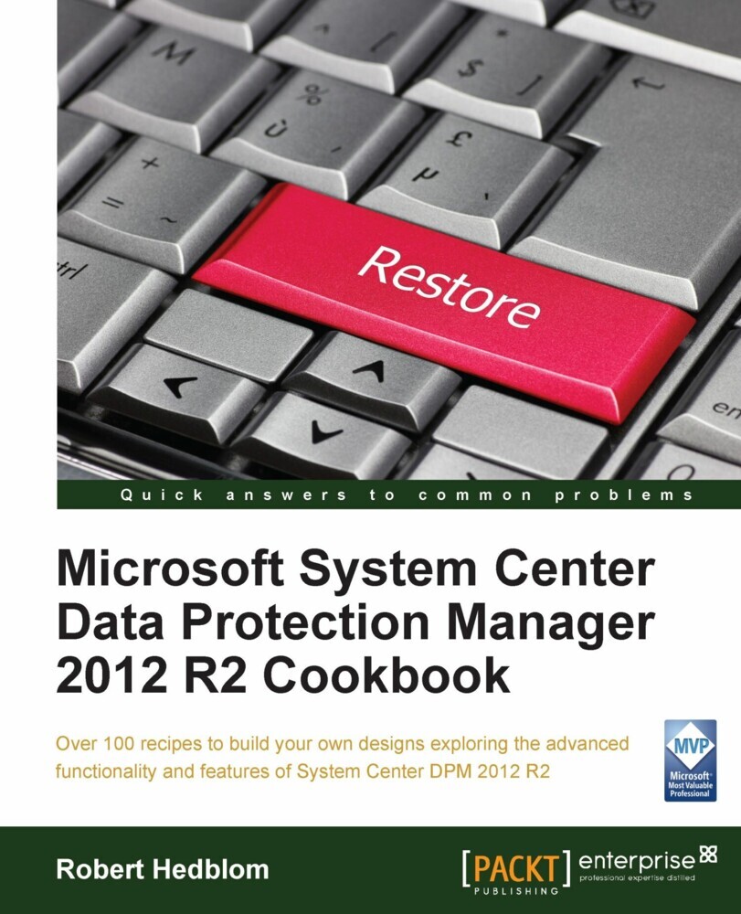 Microsoft System Center Data Protection Manager 2012 R2 Cookbook main product photo