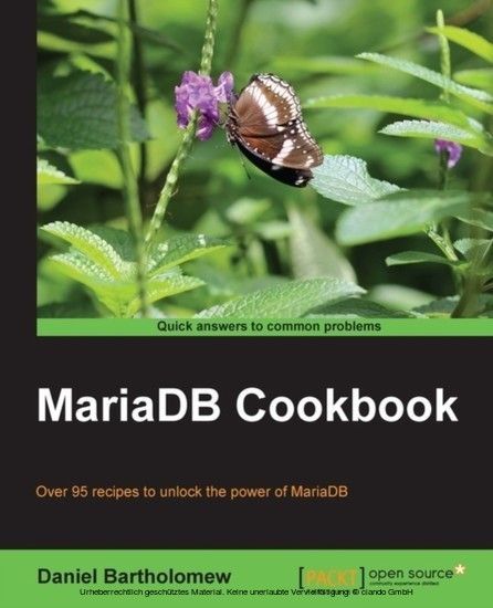 MariaDB Cookbook main product photo