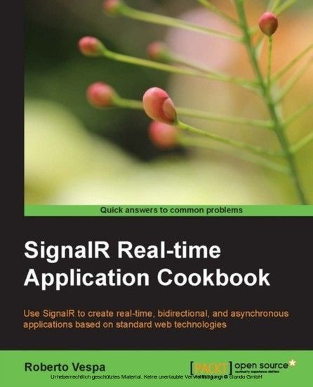 SignalR Real-time Application Cookbook main product photo