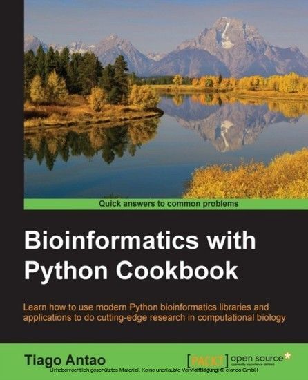 Bioinformatics with Python Cookbook main product photo
